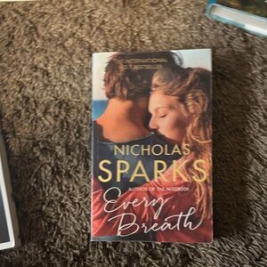 Nicholas Sparks "Every Breath" Paperback - Red, Blue